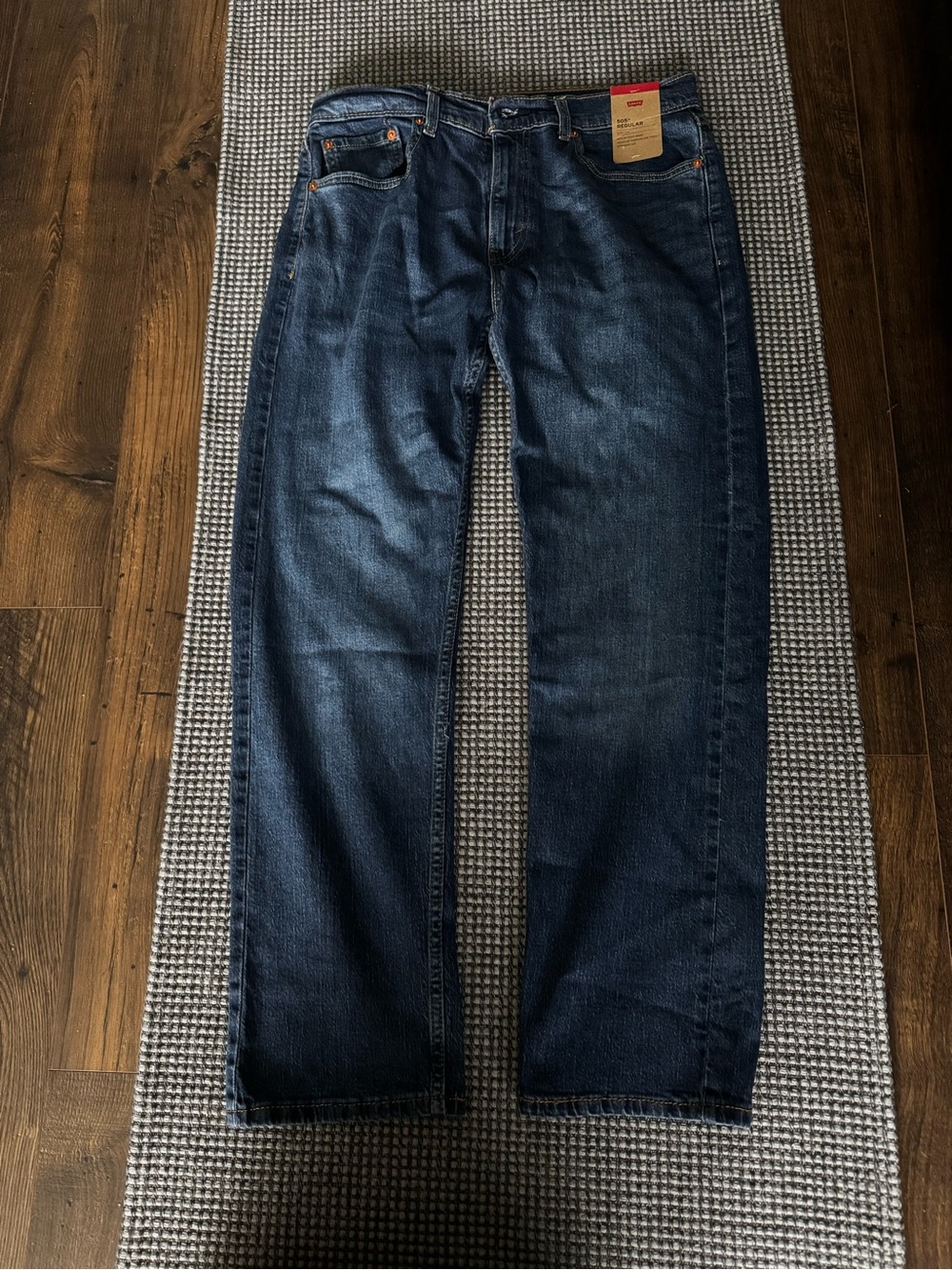 NWT 32/30 Levi's 505 Men's Indigo Straight Jeans with Stretch